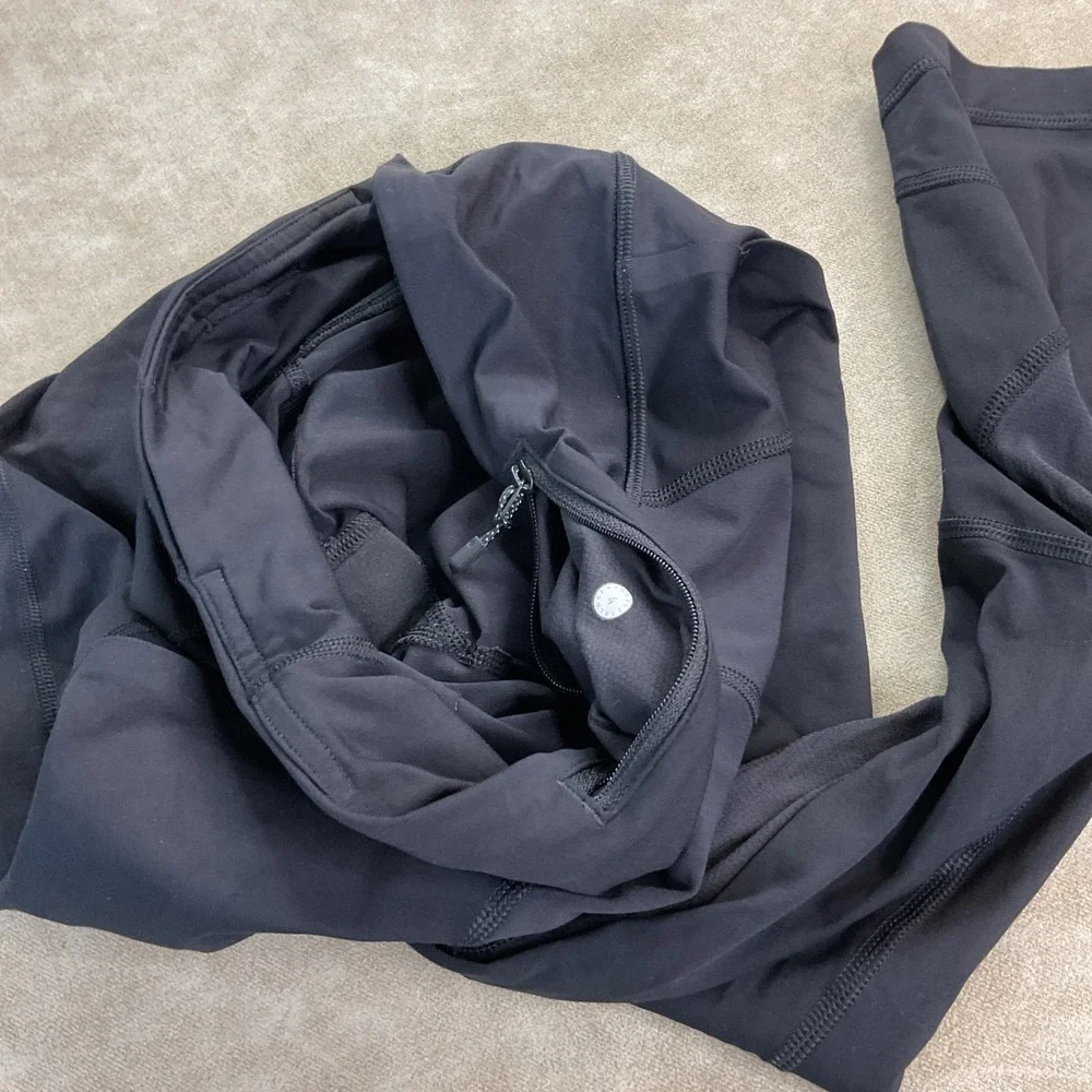 Lululemon Pace Rival Crop Leggings Pants LW6F41S Low Rise Athletic Women‎ Sz 4